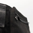 GUCCI GG Canvas Waist bag Black Silver 28566 Auth 168615-16