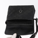 GUCCI GG Canvas Jackie Waist bag Black Silver 92543 Auth 168617-16
