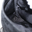 GUCCI GG Canvas Jackie Waist bag Black Silver 92543 Auth 168617-20