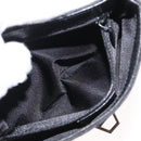 GUCCI GG Canvas Jackie Waist bag Black Silver 92543 Auth 168617-22