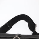 GUCCI GG Canvas Jackie Waist bag Black Silver 92543 Auth 168617-8