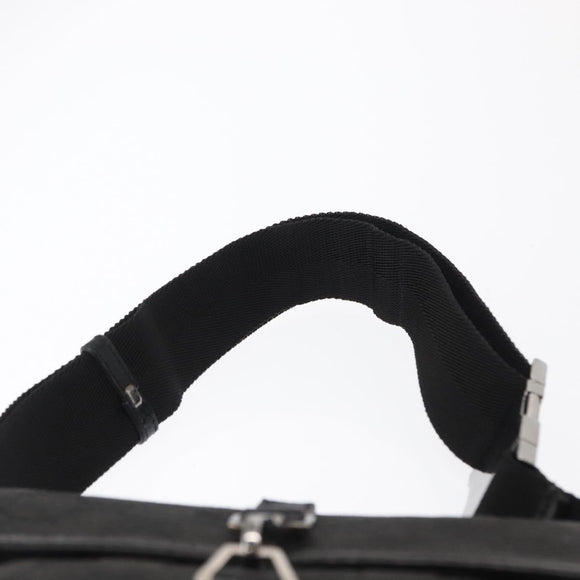 GUCCI GG Canvas Jackie Waist bag Black Silver 92543 Auth 168617