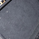 LOEWE Anagram Trunk Leather Black Gold Auth 168623-10