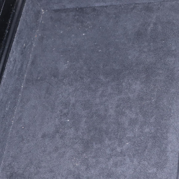 LOEWE Anagram Trunk Leather Black Silver Auth 168624