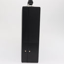 LOEWE Anagram Trunk Leather Black Silver Auth 168624-3