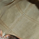 CELINE Macadam Canvas Boston Bag PVC Leather Brown Gold Auth 168631-17