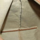 CELINE Macadam Canvas Boston Bag PVC Leather Brown Gold Auth 168631-19