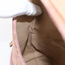 GUCCI GG Canvas Shoulder Bag Pink Silver 001 3386 Auth 168636-19