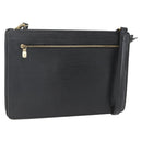 LOUIS VUITTON Epi Angian Shoulder Bag 2way Black M52112 LV Auth 168639-1