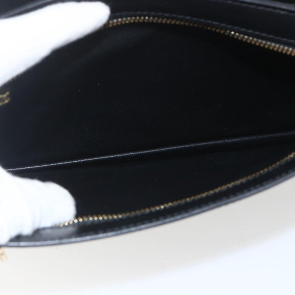 LOUIS VUITTON Epi Angian Shoulder Bag 2way Black M52112 LV Auth 168639