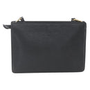 LOUIS VUITTON Epi Angian Shoulder Bag 2way Black M52112 LV Auth 168639-3