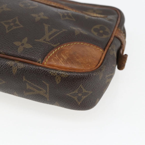LOUIS VUITTON Monogram Marly Dragonne GM Clutch Bag M51825 LV Auth 168640