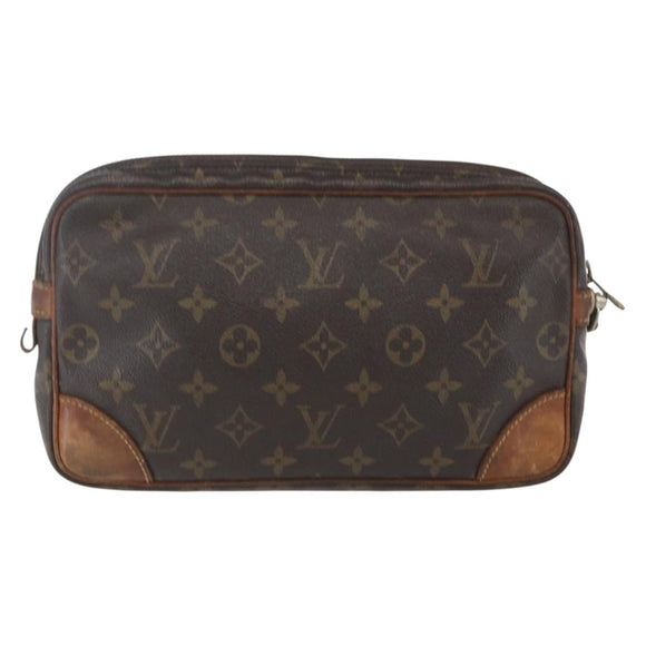 LOUIS VUITTON Monogram Marly Dragonne GM Clutch Bag M51825 LV Auth 168640