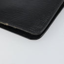LOUIS VUITTON Epi Montaigne 23 Clutch Bag Black M52662 LV Auth 168641-15