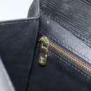 LOUIS VUITTON Epi Montaigne 23 Clutch Bag Black M52662 LV Auth 168641-20