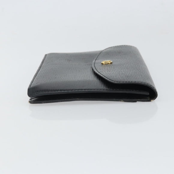 LOUIS VUITTON Epi Montaigne 23 Clutch Bag Black M52662 LV Auth 168641