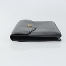 LOUIS VUITTON Epi Montaigne 23 Clutch Bag Black M52662 LV Auth 168641-4