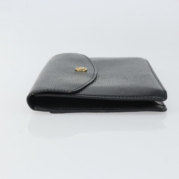 LOUIS VUITTON Epi Montaigne 23 Clutch Bag Black M52662 LV Auth 168641