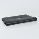 LOUIS VUITTON Epi Montaigne 23 Clutch Bag Black M52662 LV Auth 168641-5