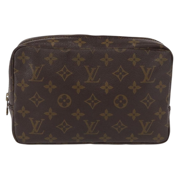 LOUIS VUITTON Monogram Trousse Toilette 23 Clutch Bag M47524 LV Auth 168656