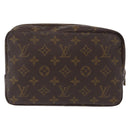 LOUIS VUITTON Monogram Trousse Toilette 23 Clutch Bag M47524 LV Auth 168656-2