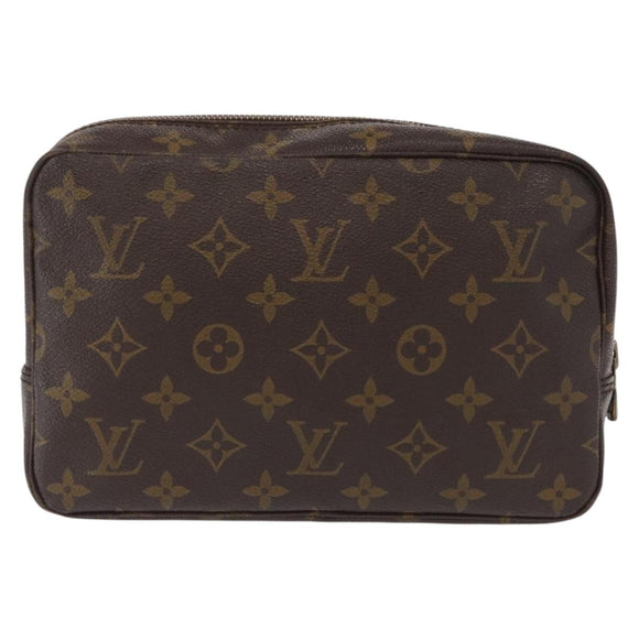 LOUIS VUITTON Monogram Trousse Toilette 23 Clutch Bag M47524 LV Auth 168656