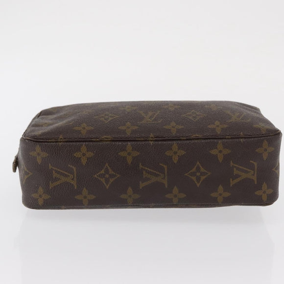 LOUIS VUITTON Monogram Trousse Toilette 23 Clutch Bag M47524 LV Auth 168656