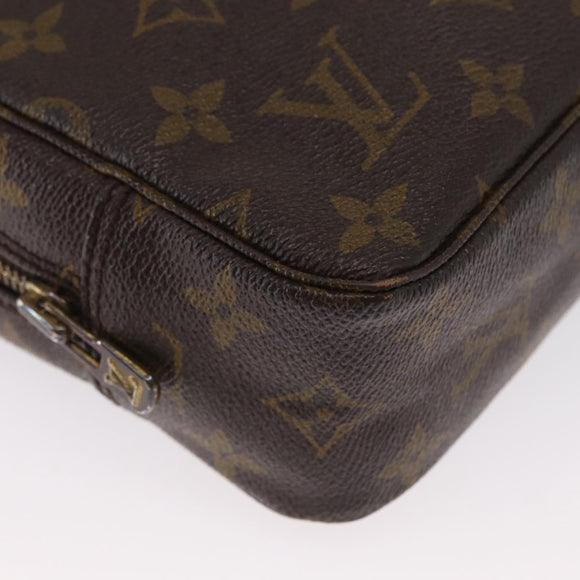 LOUIS VUITTON Monogram Trousse Toilette 23 Clutch Bag M47524 LV Auth 168656