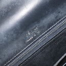 CELINE Schoudertas Leer Zwart Goud Auth 168658-19