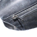 CELINE Schoudertas Leer Zwart Goud Auth 168658-23