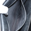 CELINE Schoudertas Leer Zwart Goud Auth 168658-24