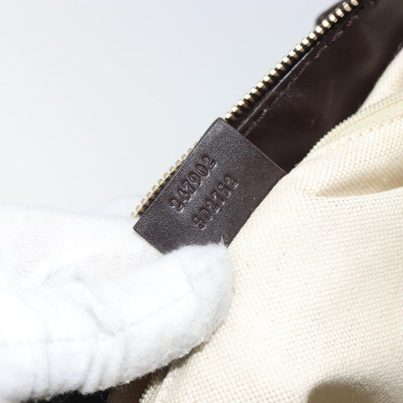 GUCCI Sukey GG Canvas Hand Bag Beige Gold 247902 Auth 168661