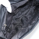 BOTTEGA VENETA Shoulder Bag Nylon Black Silver Auth 168663-11