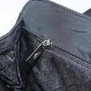 BOTTEGA VENETA Shoulder Bag Nylon Black Silver Auth 168663-19