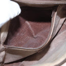 Burberrys Nova Check Shoulder Bag Canvas Beige Gold Auth 168666-23