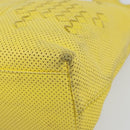BOTTEGA VENETA INTRECCIATO Hand Bag Leather Yellow 143393 Auth 168672-9