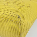 BOTTEGA VENETA INTRECCIATO Hand Bag Leather Yellow 143393 Auth 168672-15