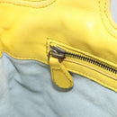 BOTTEGA VENETA INTRECCIATO Hand Bag Leather Yellow 143393 Auth 168672-20