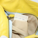 BOTTEGA VENETA INTRECCIATO Hand Bag Leather Yellow 143393 Auth 168672-12