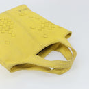 BOTTEGA VENETA INTRECCIATO Hand Bag Leather Yellow 143393 Auth 168672-6