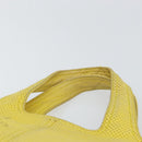 BOTTEGA VENETA INTRECCIATO Hand Bag Leather Yellow 143393 Auth 168672-8