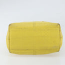BOTTEGA VENETA INTRECCIATO Hand Bag Leather Yellow 143393 Auth 168672-5