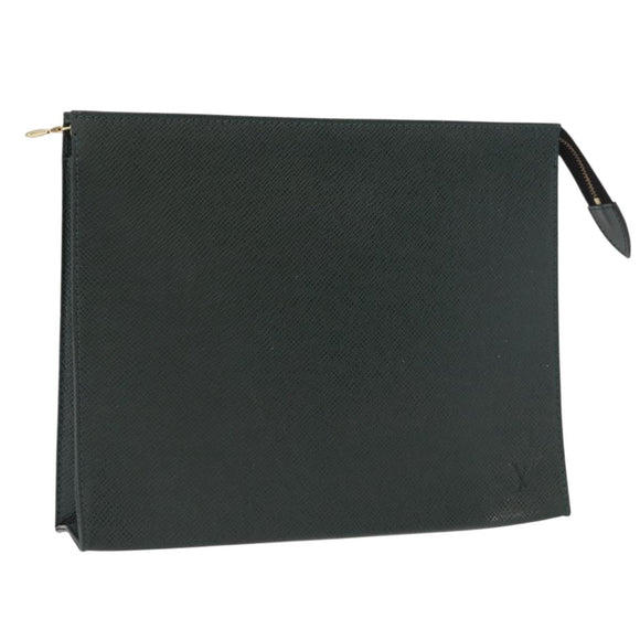 LOUIS VUITTON Taiga Poche Toilette 26 Pouch Epicea LV Auth 168673