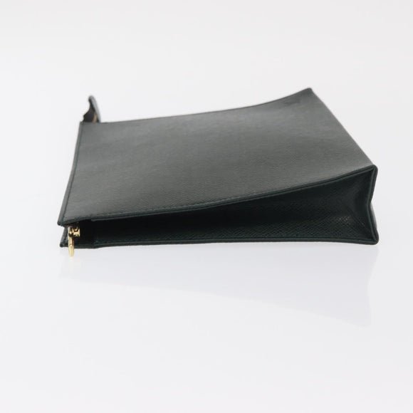 LOUIS VUITTON Taiga Poche Toilette 26 Pouch Epicea LV Auth 168673