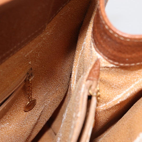 GUCCI Bamboo Tote Bag Leather Brown Gold 002 2853 0260 Auth 168674