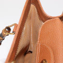 GUCCI Bamboo Tote Bag Leather Brown Gold 002 2853 0260 Auth 168674-21