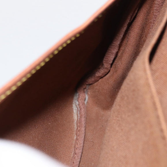 LOUIS VUITTON Monogram Saumur 30 Shoulder Bag M42256 LV Auth 168684