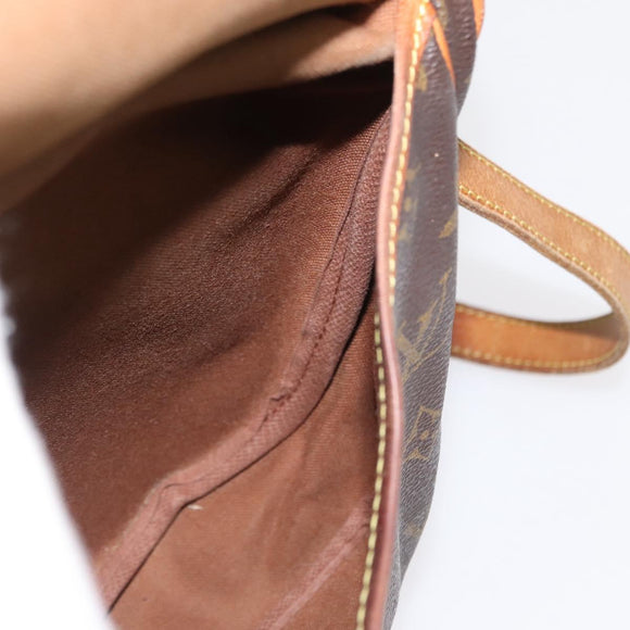 LOUIS VUITTON Monogram Saumur 30 Shoulder Bag M42256 LV Auth 168684