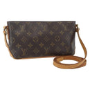 LOUIS VUITTON Monogram Trotteur Shoulder Bag M51240 LV Auth 168686-1