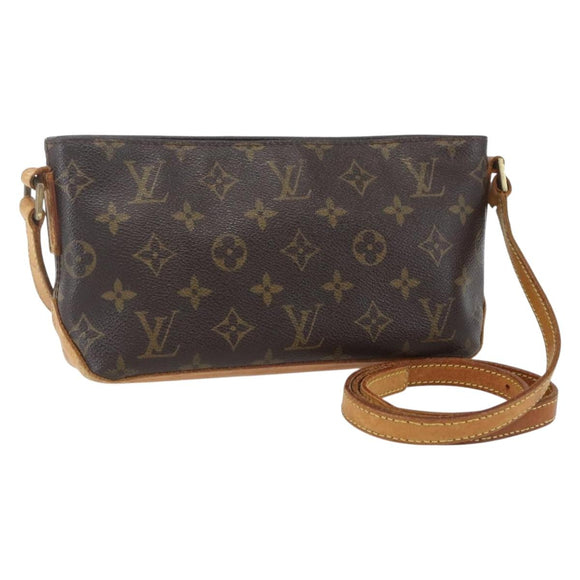 LOUIS VUITTON Monogram Trotteur Shoulder Bag M51240 LV Auth 168686